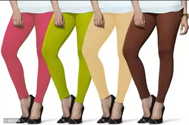 Lyra Ethnic Wear Legging (Brown, Pink, Beige, Light Green, Solid)-LYRA_AL_14_15_18_26_FS_4PC-thumb0