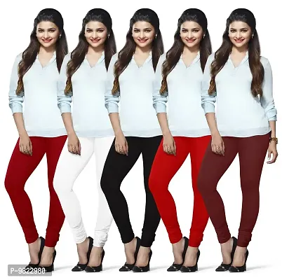 Ayushi Lux Lyra Leggings, Pattern : Plain, Color : Red at Rs 190 / Piece in  Ghaziabad