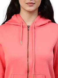 Lyra Women Zipper Hooded Sweatshirt (Pack of 2) Multicolour-thumb4