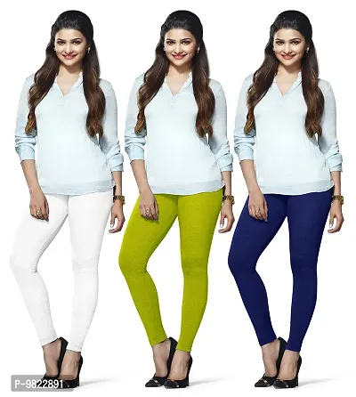 Buy Lux Lyra Ankle Length Leggings, Pack of 3 Online In India At Discounted  Prices