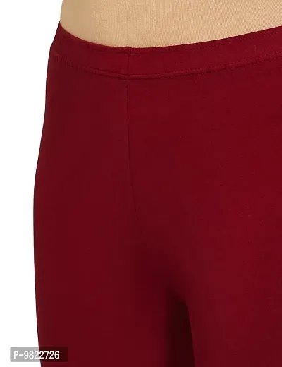 Lux Lyra Women's Slim Fit Leggings (LYRA_AL_13_FS_1PC_Maroon_Free Size)-thumb3