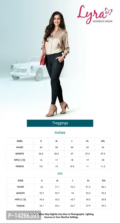 Elegant Black Cotton Blend Solid Trousers For Women-thumb5