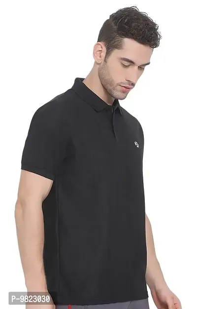 Lux Nitro Men's Black Cotton Polo T-Shirt (Size:X-Large)-thumb4