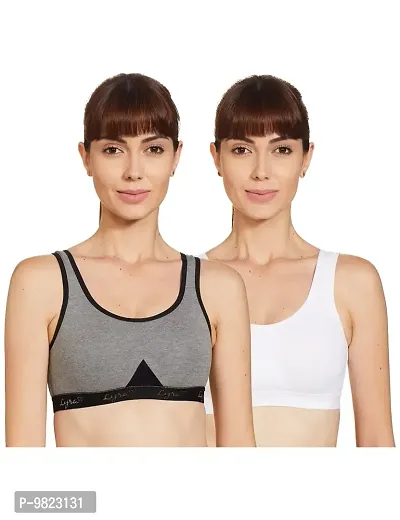 Buy Lyra Women's Non-Padded Sports BRA-531 Sports Bra 531_2PC_Skin Grey_XXL  Online In India At Discounted Prices