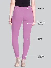 Lux Lyra Light Rose Free Size Churidar Leggings-thumb1