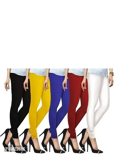 LYRA Women's Leggings Bottom (Pack of 5) (Lyra_IC_11_60_67_02_09_5PC_MultiColor_FS)