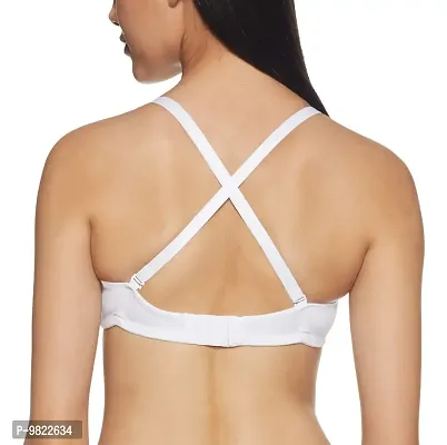 Lyra Women's Heavily Padded Non-Wired Bra (522) WHITE, 36B-thumb4