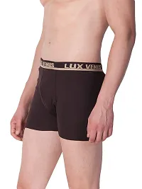 Attractive Lux Venus Cotton Solid Trunks Combo For Men Pack of 4-thumb3