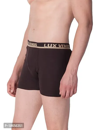 Attractive Lux Venus Cotton Solid Trunks Combo For Men Pack of 4-thumb4