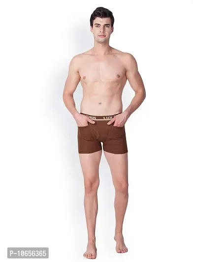 Attractive Lux Venus Cotton Solid Trunks Combo For Men Pack of 4-thumb2