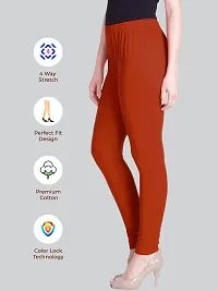 Lux Lyra Brick Free Size Churidar Leggings-thumb2