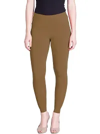 Lux Lyra Biscuit Free Size Ankle Leggings-thumb4