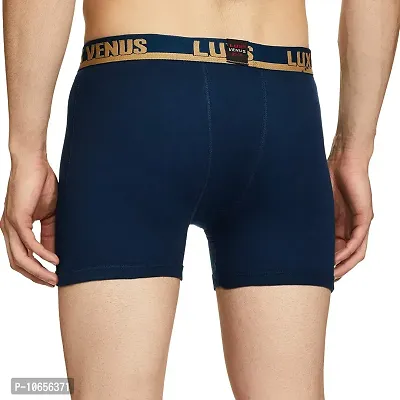 Attractive Lux Venus Cotton Solid Trunks Combo For Men Pack of 4-thumb3