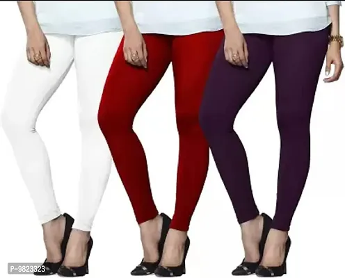 Lyra Cotton Strechable Normal Cut Solid / Plain Churidar Legging for Women  | Udaan - B2B Buying for Retailers