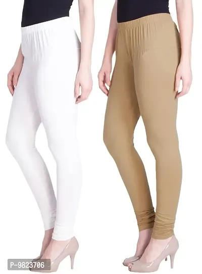 Buy Lyra Women's Regular (Churidar Leggings_White,Rust_Free Size) Online In  India At Discounted Prices