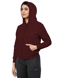 Lyra Women Zipper Hooded Sweatshirt (Pack of 2) Multicolour-thumb2