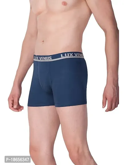 Attractive Lux Venus Cotton Solid Trunks Combo For Men Pack of 3-thumb3