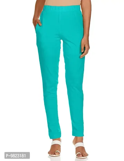 Lux Lyra Aqua Green Free Size Kurti Pant-thumb0