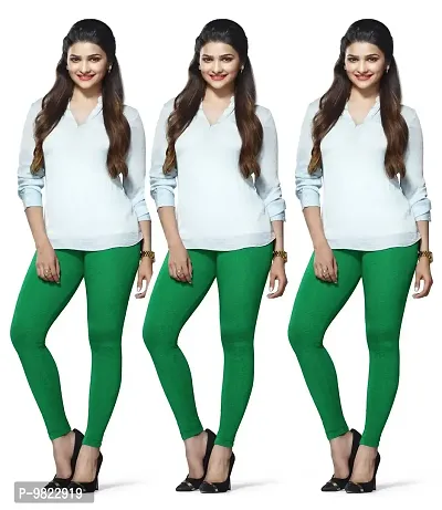 Buy LUX Lyra Green Ankle Length Leggings _Set of 3 Online In India At  Discounted Prices