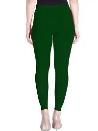 Lyra Women's Regular Fit Cotton Blend Leggings ANKLE_FS_1PC_Four Leaf Green_Free Size-thumb3