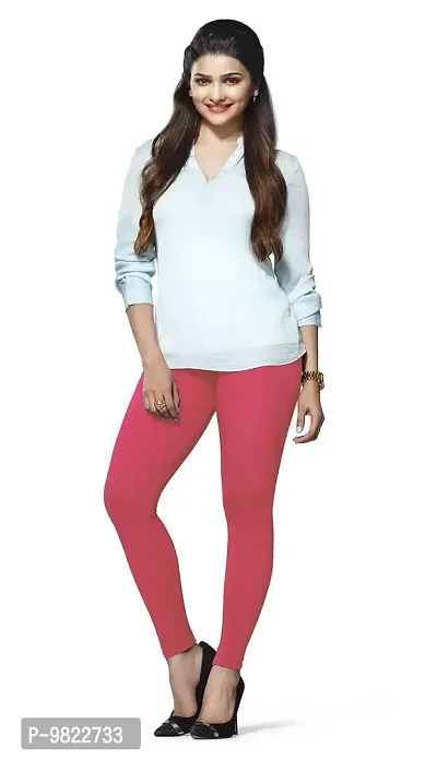 Lux Lyra-Women's Slim Fit, Cotton Leggings ( LYRA_AL_FS_1PC- Romantic Rani_Free Size)-thumb0