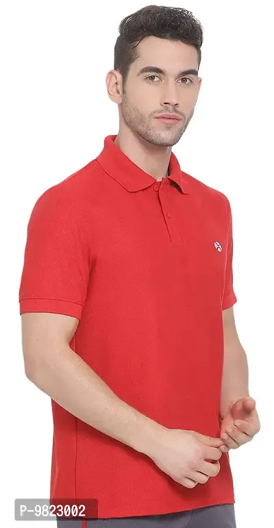 Lux Nitro Men's Red Cotton Polo T-Shirt (Size:Medium)-thumb4