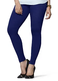 Lux Lyra Women's Slim Fit Leggings (LYRA_AL_FS_67_1PC, Royal Blue, Free Size)-thumb1