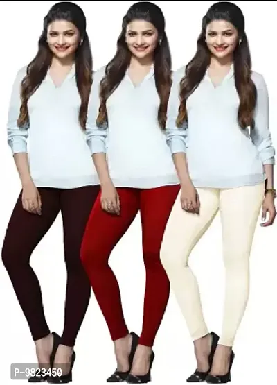 Lyra Ethnic Wear Legging (Red, Maroon, Beige, Solid)-LYRA_AL_01_02_77_FS_3PC-thumb2