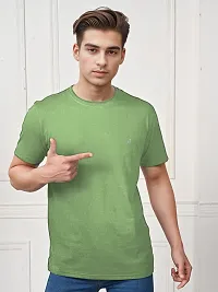 Stylish Cotton Solid Half Sleeve Round Neck Tees For Men Pack Of 2-thumb4