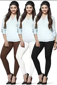 Lyra Ethnic Wear Legging (White, Brown, Black, Solid)-LYRA_AL_08_10_11_FS_3PC-thumb1