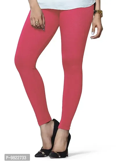 Lux Lyra-Women's Slim Fit, Cotton Leggings ( LYRA_AL_FS_1PC- Romantic Rani_Free Size)-thumb2