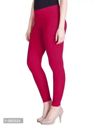 Lyra Women's Regular Fit Cotton Blend Leggings ANKLE_FS_1PC_Lady Queen_Free Size-thumb2