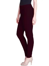 Lux Lyra Burgundy Free Size Churidar Leggings-thumb1