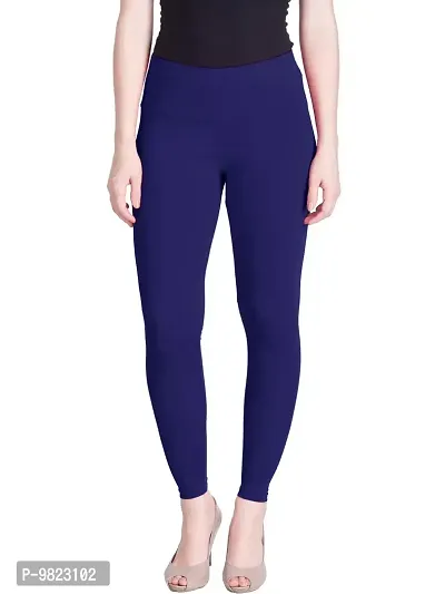 Lyra Women Ankle Length MIDNIGHT NAVY Cotton Leggings