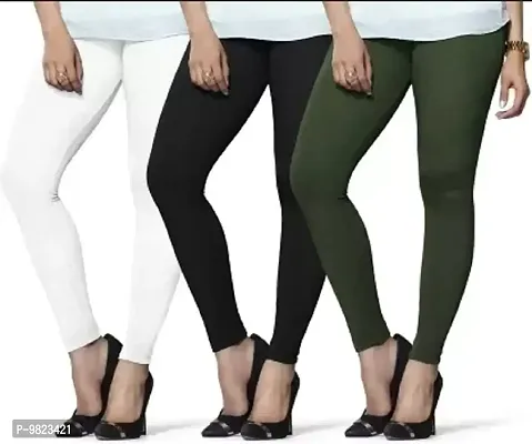 Lyra Ethnic Wear Legging (White, Green, Black, Solid)-LYRA_AL_10_11_58_FS_3PC-thumb0