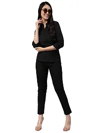 Elegant Black Rayon Solid Top For Women-thumb4