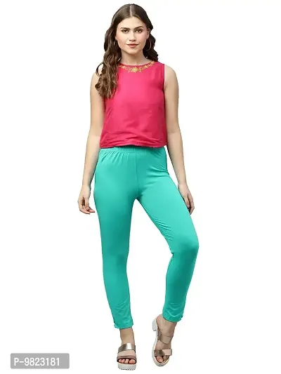 Lux Lyra Aqua Green Free Size Kurti Pant-thumb4