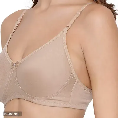Buy Lyra Women's Cotton Non Padded Non- Wired Regular Moulded Bra (Pack of  2) Assorted Online In India At Discounted Prices