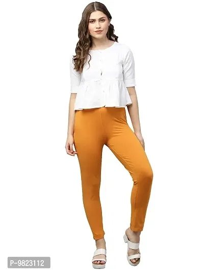 Lux Lyra Fire Orange Free Size Kurti Pant-thumb4