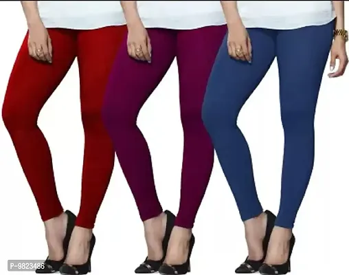 Pink Mid Waist Lux Lyra Capri Leggings, Casual Wear, Slim Fit at Rs 200 in  Pune