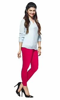 Lux Lyra-Women's Slim Fit, Cotton Leggings ( LYRA_AL_FS_1PC- Romantic Rani_Free Size)-thumb2