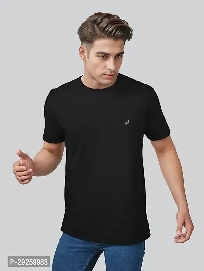 Stylish Cotton Solid Half Sleeve Round Neck Tees For Men Pack Of 2-thumb3