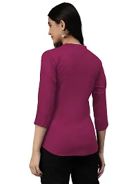 Elegant Rayon Solid Top For Women -Pack Of 2-thumb1