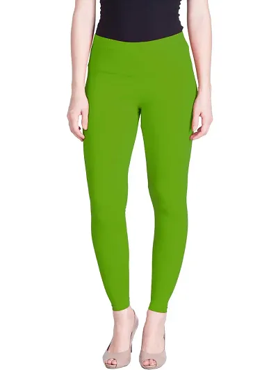 Stylish Cotton Solid Leggings For Women