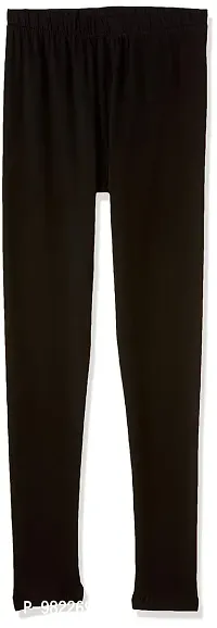 LYRA Girls' Slim Fit Leggings (Pack of 2) (LYRA_KL_2PC_Black & Lemon_5-6Y)-thumb2