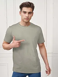 Stylish Cotton Solid Half Sleeve Round Neck Tees For Men Pack Of 2-thumb4