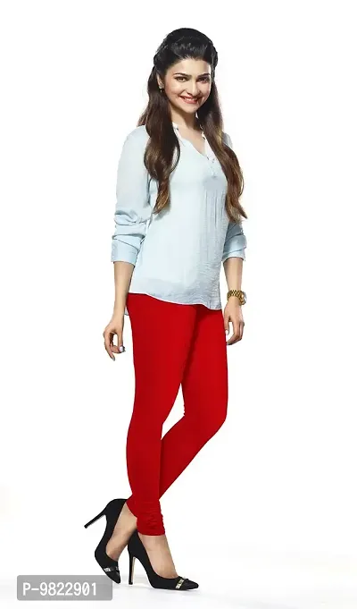 Buy LYRA Women's Red Churidar Leggings Online In India At Discounted Prices