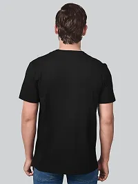 Stylish Cotton Solid Half Sleeve Round Neck Tees For Men-thumb1