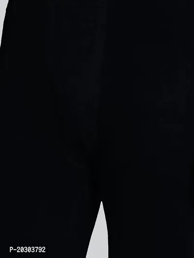 Stylish Black Cotton Solid Other Thermal Bottoms For Men-thumb5
