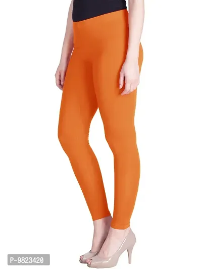 Lyra Women Ankle Length SUNSET Cotton Leggings-thumb3